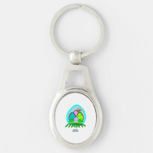 Llavero Delightning Easter Eggs Oval Keychain