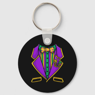 Llavero Demanda Mardi Gras Tuxedo para New Orleans Disstum