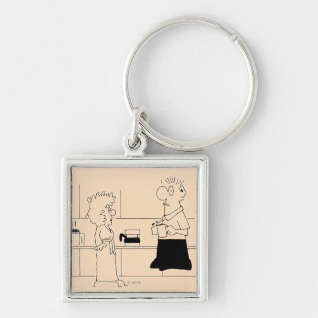 Llavero Demasiado café (Frente)