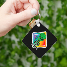 Llavero Demasiado gay para la Tierra Funny OVNI alienígena