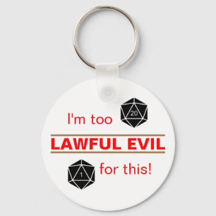 Llavero Demasiado Legal Malvado