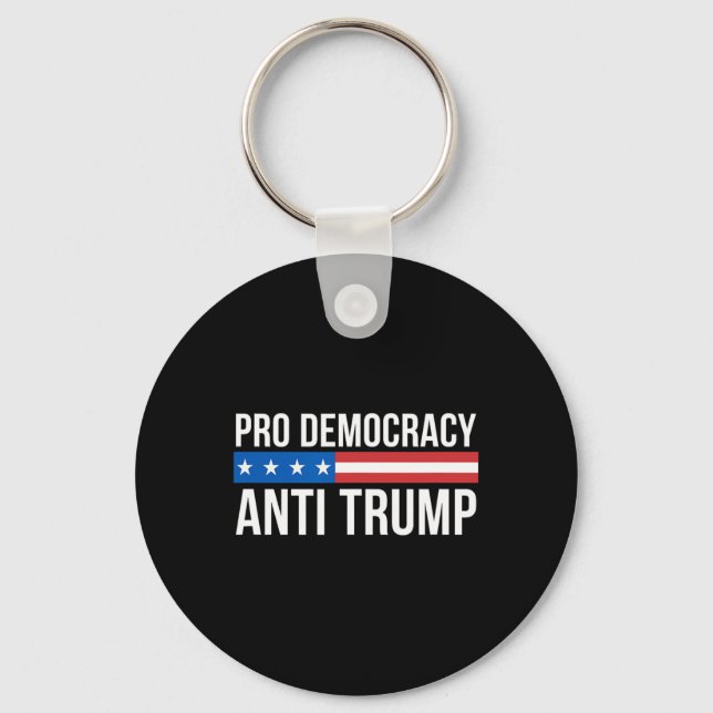 Llavero Democracia - Anti Trump -  (Anverso)
