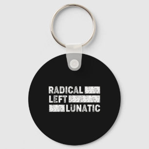 Llavero Demócrata divertido de la izquierda radical loca a