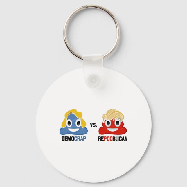 Llavero Demócrata vs. Republicano (Anverso)