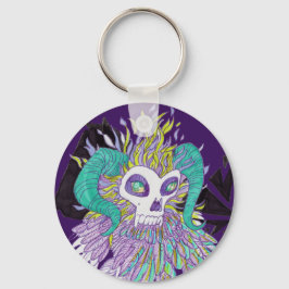 Llavero Demon Feathers Spooky Monster