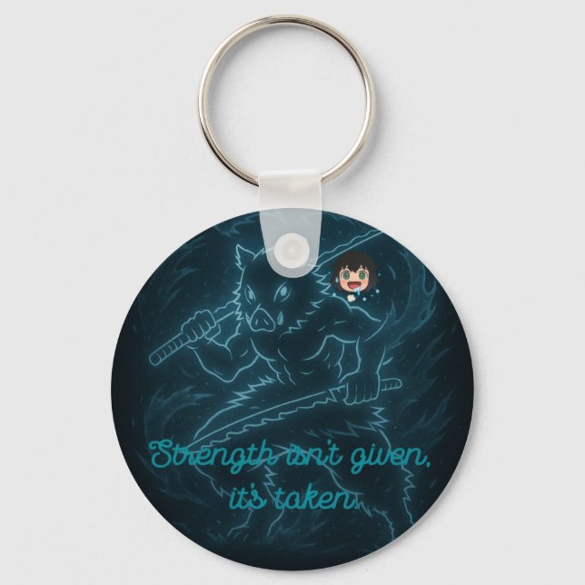 Llavero Demon Slayer Inosuke inspired (Anverso)