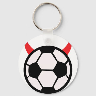 Llavero demonio de fútbol