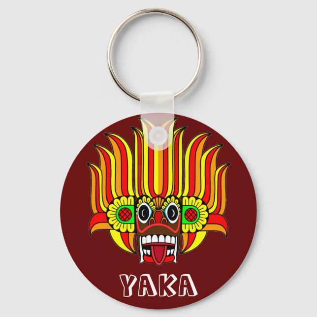 Llavero Demonio/demonio ceilandés (yaka) enmascarar a Keyc (Anverso)