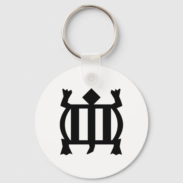 Llavero Denkyem | Symbol for Adaptability and Cleverness (Anverso)