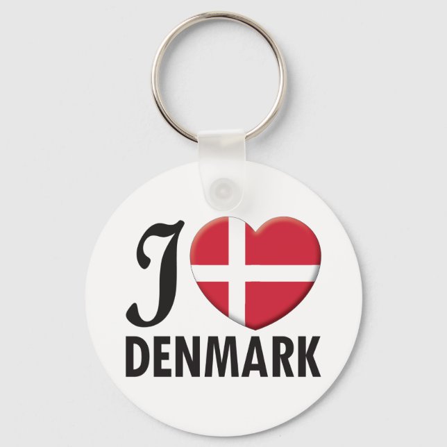 Llavero Denmark Love (Anverso)