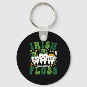 Llavero Dental irlandés usaría hilo dental dentista día de