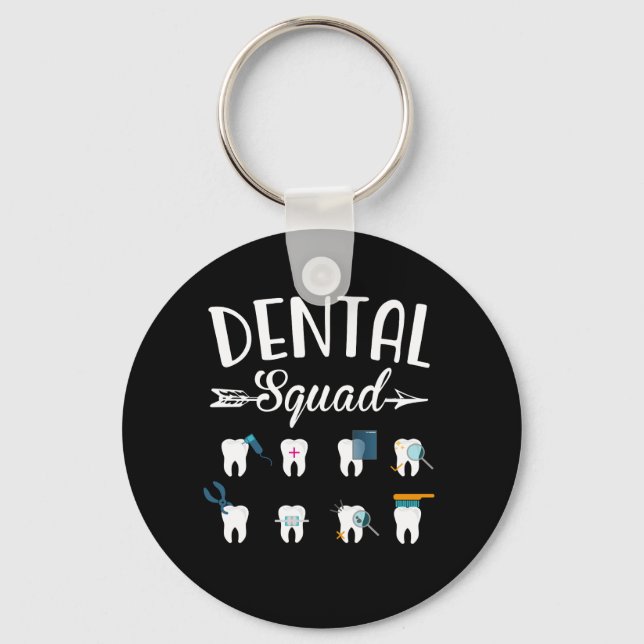 Llavero Dental Squad Dentist Dental Student (Anverso)