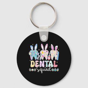 Llavero Dental Squad Easter Day Dientes divertidos Dental 