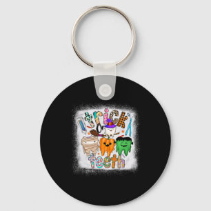 Llavero Dentista Dentista Dental Halloween Dientes O Truco