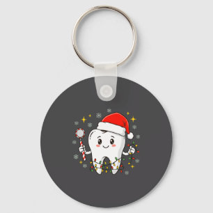 Llavero Dentista Dientes de Navidad Luces de Navidad Diver