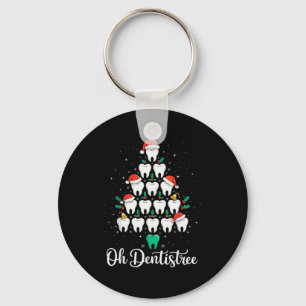 Llavero Dentista divertido de Navidad Xmas dental Oh Denti