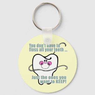 Llavero Dentista divertido e higienista dental