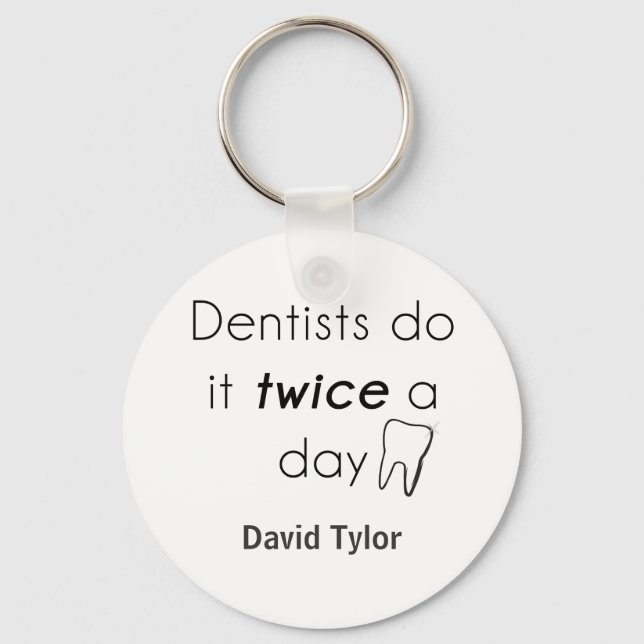 Llavero ¡Dentista, hazlo! (Anverso)