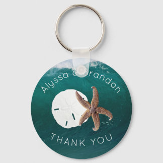 Llavero Dentro de Wave Beach Wedding Key Ring Favor