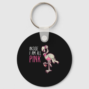 Llavero Dentro Soy Todo Flamingo Rosa Flamingo gracioso