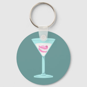 Llavero Dentures False Teeth Martini