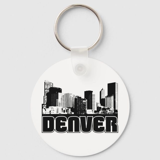 Llavero Denver Skyline (Anverso)