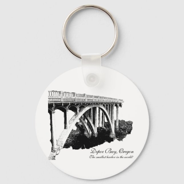 Llavero Depoe Bay Oregon Keychain (Anverso)