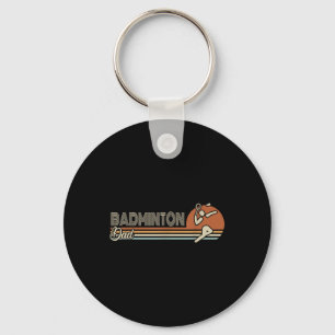 Llavero Deporte de Pelota Deporte de Volante Retro Bádmint