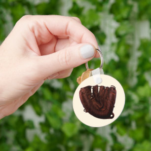 Llavero Deportes Antiguos, Guante de Béisbol de Cuero Anti