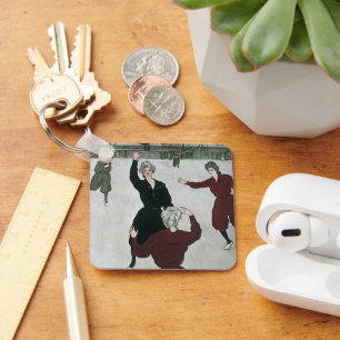 Llavero Deportes Antiguos, Jugadoras de Baloncesto en Jueg