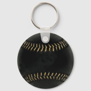Llavero deportes, béisbol negro