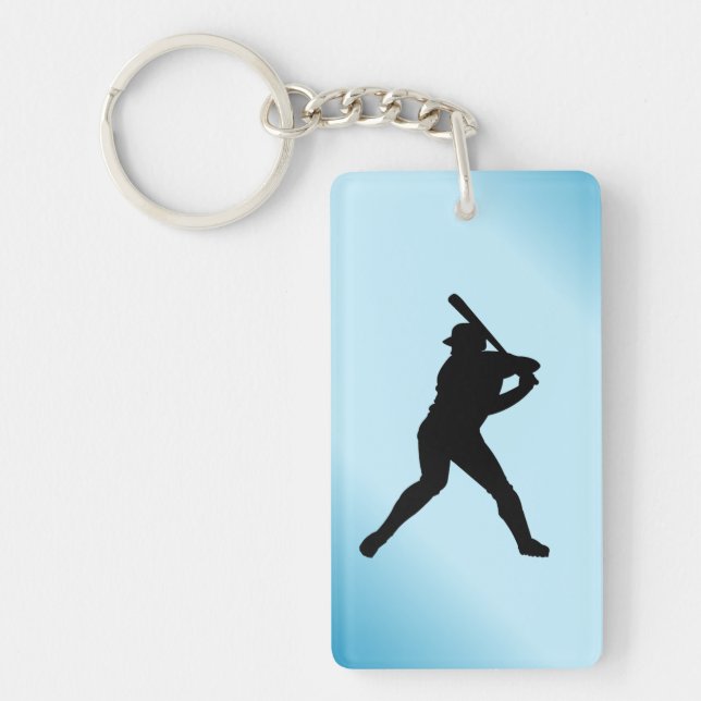 Llavero Deportes Blue Batter de Béisbol (Frente)