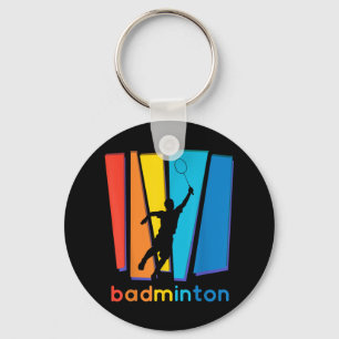 Llavero Deportes de arte en el transbordador Badminton col