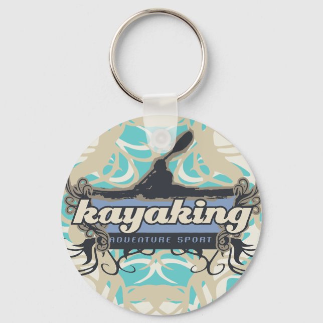 Llavero Deportes de aventura Kayak camisetas y regalos (Anverso)