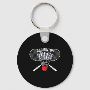 Llavero Deportes del lanzadera del jugador Badminton Graph