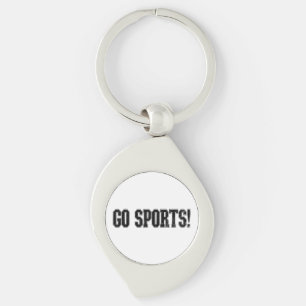 Llavero ¡Deportes! Deportes deportivos divertidos y vintag