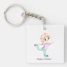 Llavero Deportista de niñito con jengibre divertido