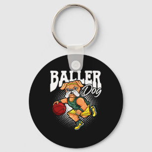 Llavero Deportista de perro Bulldog Perro Muscular Balonce