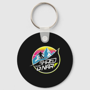 Llavero Deportiva de esquí Freestyle Shred The Gnar Diaman
