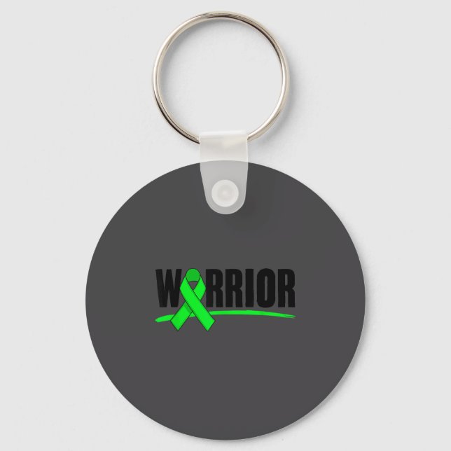Llavero Depression Warrior Ribbon Mental Health Awareness  (Anverso)