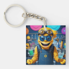 Llavero „Der verrückte Laborheld – Spaß im Reagenzglas!“
