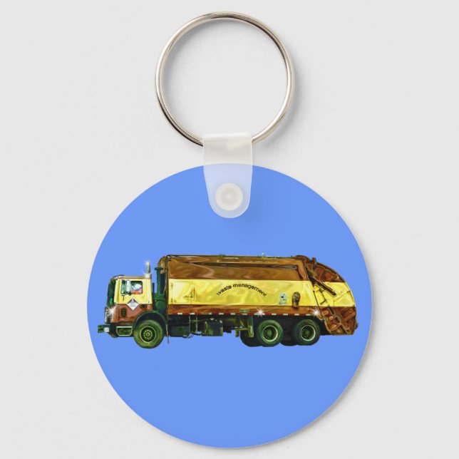 Llavero DERIVACIÓN DE RESIDUOS GARBAGO TRUCK Art Keychain (Anverso)