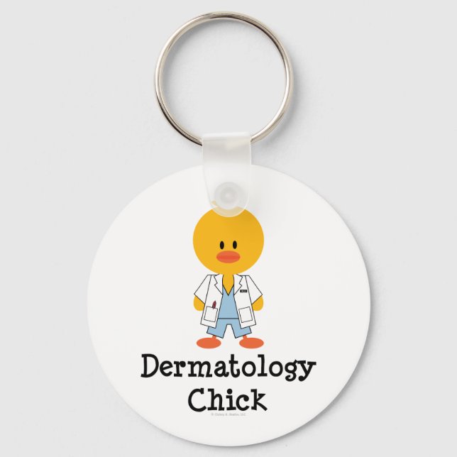 Llavero Dermatology Chick Keychain (Anverso)