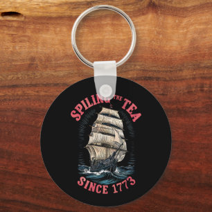 Llavero Derramando El Té Desde 1773 4 de Julio