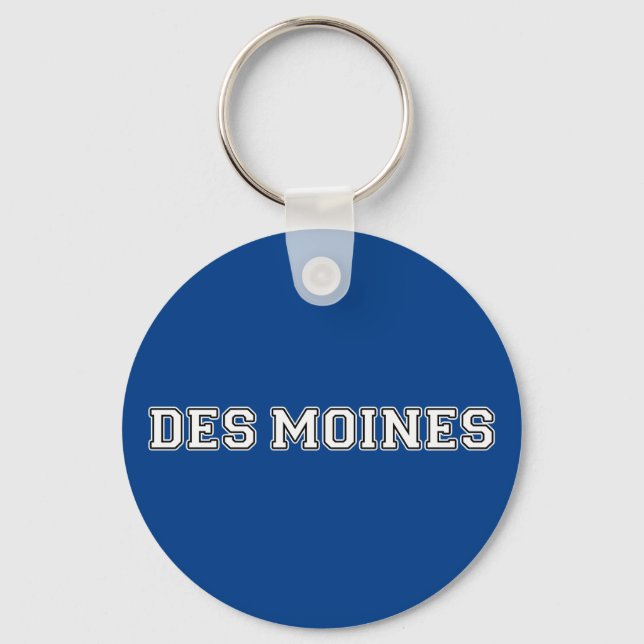 Llavero Des Moines Iowa (Anverso)