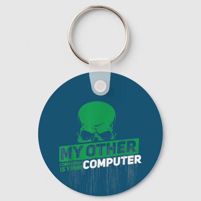 Llavero Desarrollador de ingeniería de sistemas Hacker Ner (Anverso)