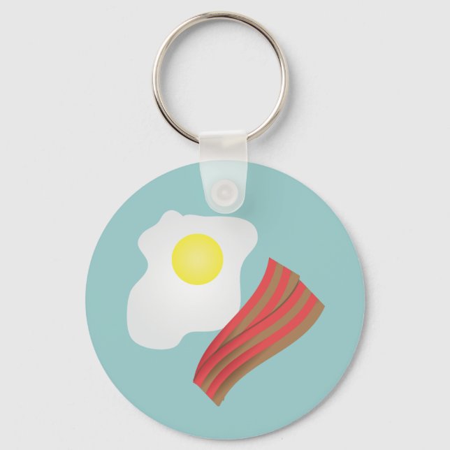 Llavero Desayuno de tocador y huevos (Anverso)