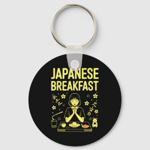 Llavero Desayuno Japonés Zen Mañana Miso Arroz Té Gráfico