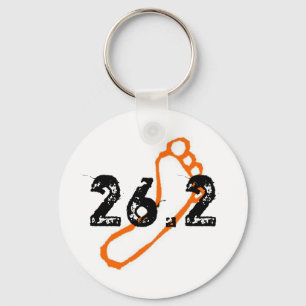 Llavero descalzo del maratón