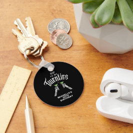 Llavero Descansa en paz con mi Fiesta de cumpleaños número